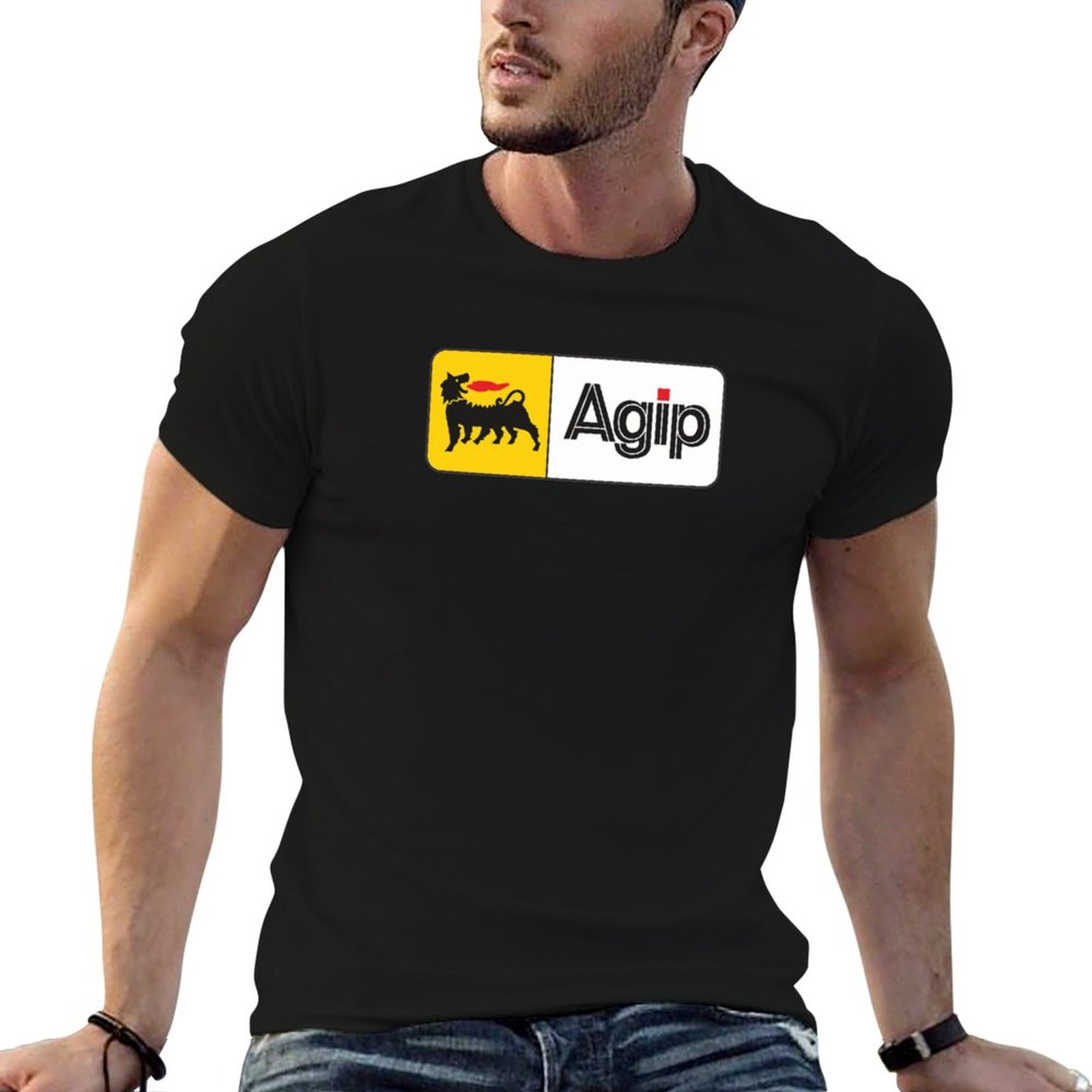 Anime Merchandise Logo - Agip Logo Merchandise Essential T-Shirt black