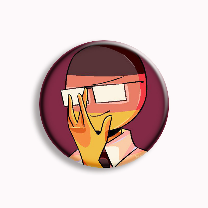 Countryhuman Fan Art Button Pi - đánh giá và giá Pin Button Badge