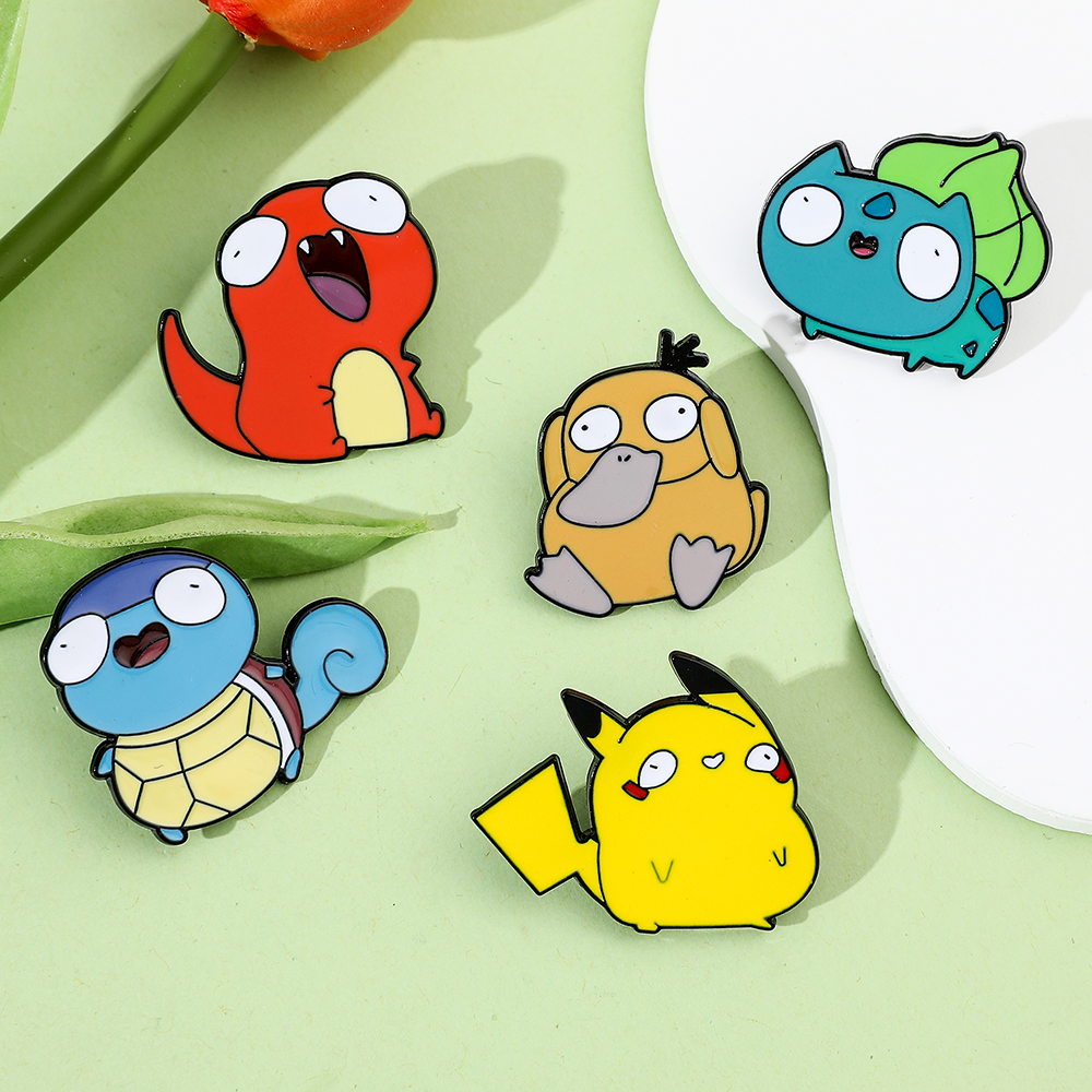 Anime Pokemon Enamel Pin Brooc - đánh giá và giá Pin Button Badge