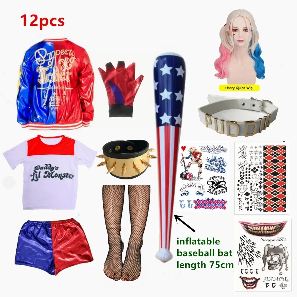 Costumes de cosplay Harley Qui - đánh giá và giá Anime Merchandise Clothes