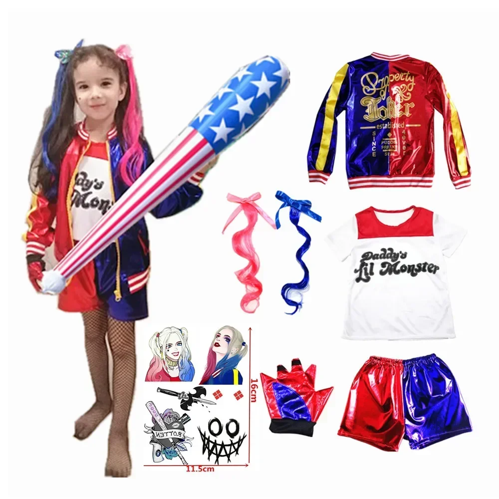 Costumes de cosplay Harley Qui - đánh giá và giá Anime Merchandise Clothes