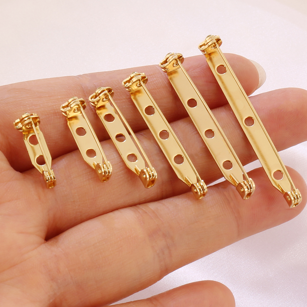 10pcs 17-45mm Brooch Clip Base - đánh giá và giá Pin Button Badge