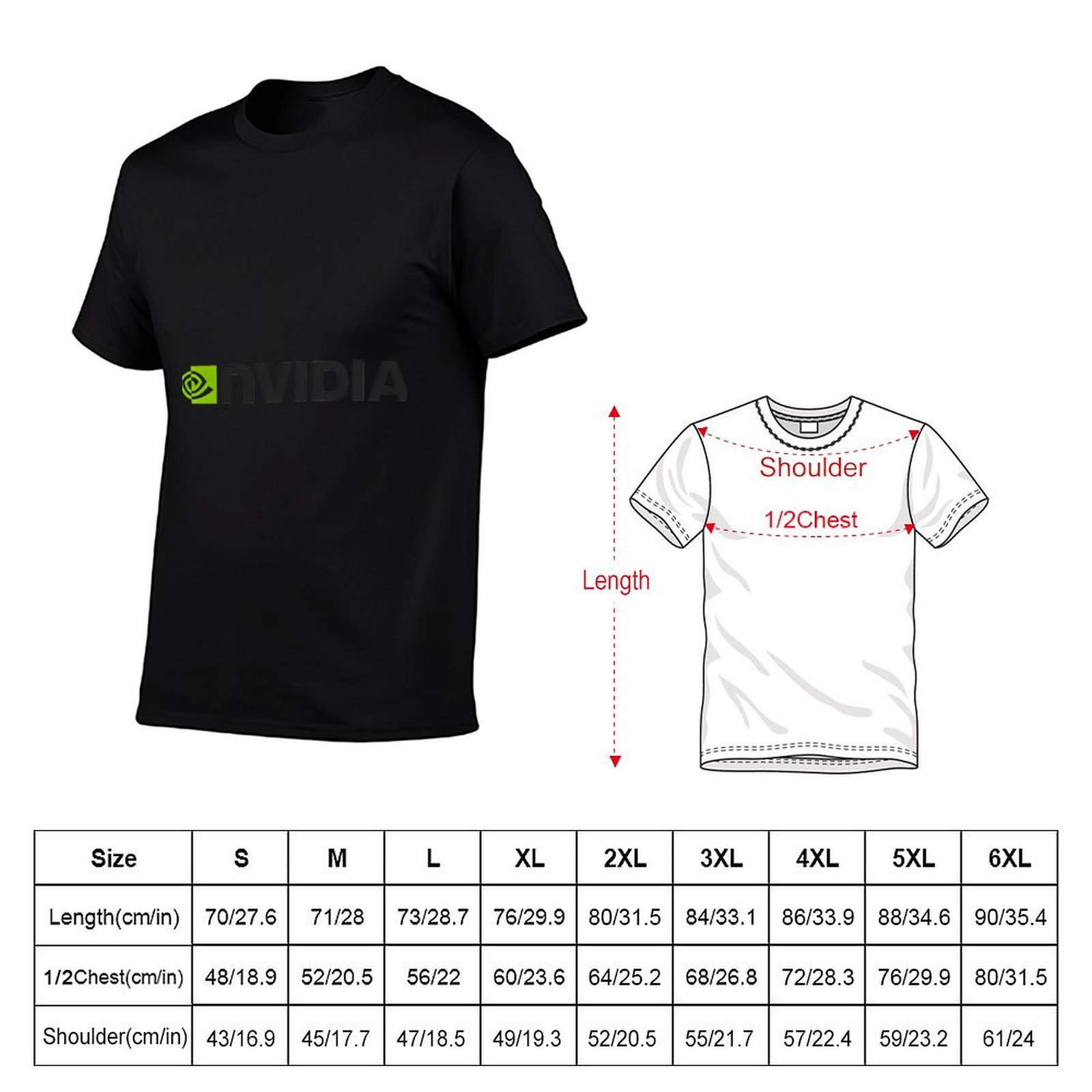 Nvidia Logo Merchandise T-Shir - đánh giá và giá Anime Merchandise Shirt