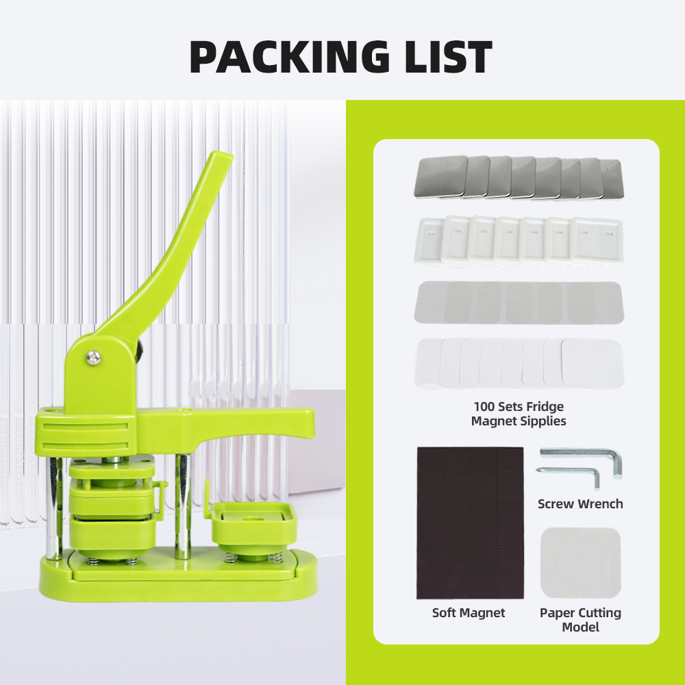 WJW Square 50mm Badge Maker Fr - đánh giá và giá Pin Button Badge