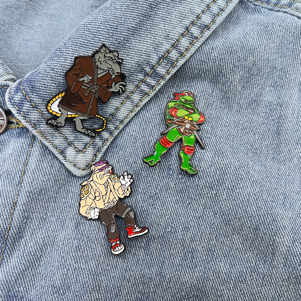 3pcs Vintage Ninja Turtles Pin - đánh giá và giá Pin Button Badge